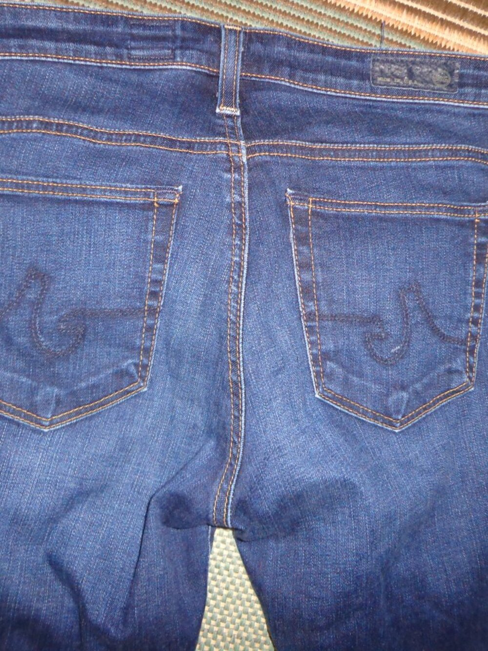 NWOT AG ADRIANO GOLDSCHMIED the Prima Mid-Rise CIGARETTE Jeans 26R Dk Denim - Picture 8 of 11